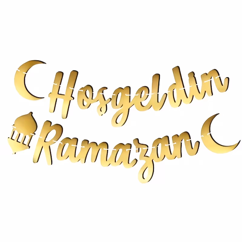 „Hosgeldin Ramazan“ Girlande